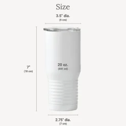 Bursting Heart Photo Message Insulated Tumbler