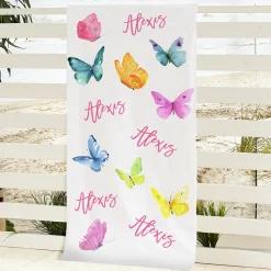 Butterflies Beach Towel