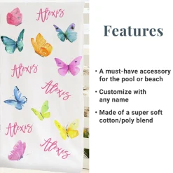 Butterflies Beach Towel