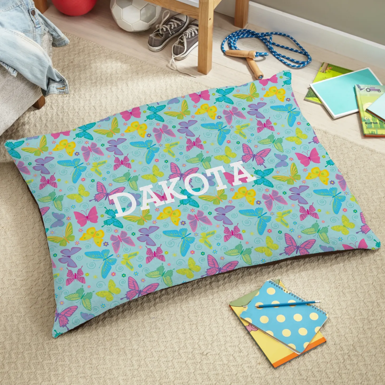 Butterflies Floor Pillow