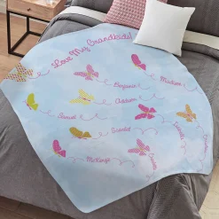 Butterfly Blessings Plush Blanket