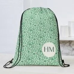 Butterfly Blossom Drawstring Bag