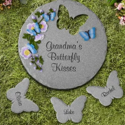 Butterfly Kisses Garden Stone