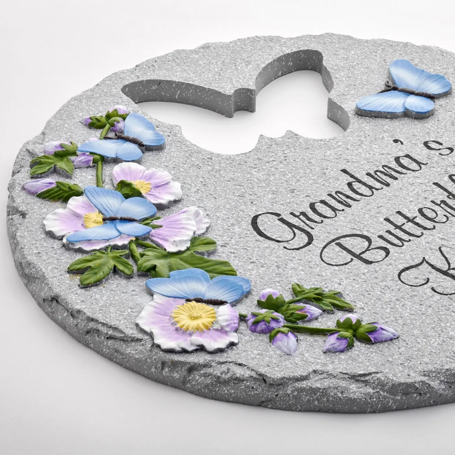 Butterfly Kisses Garden Stone