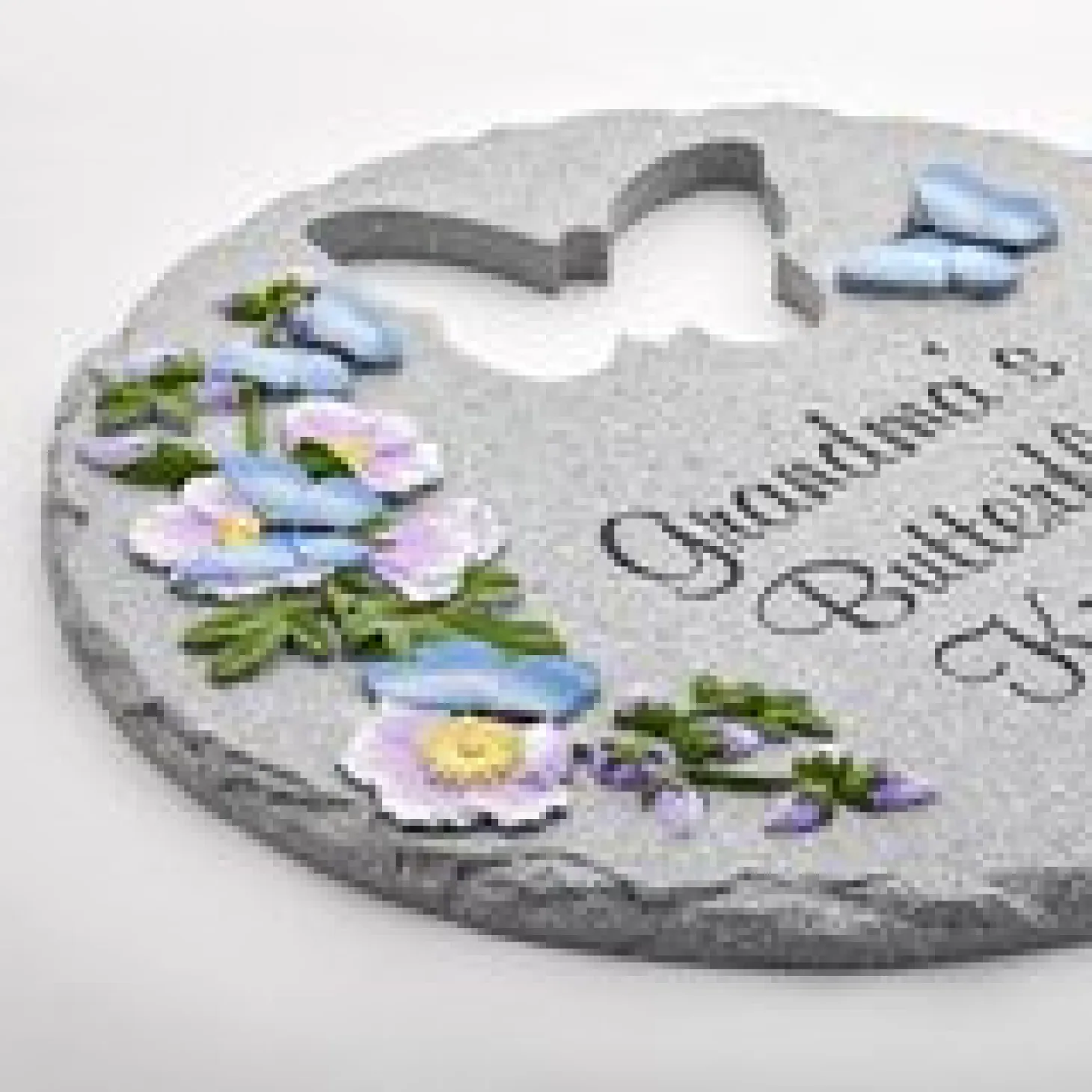 Butterfly Kisses Garden Stone