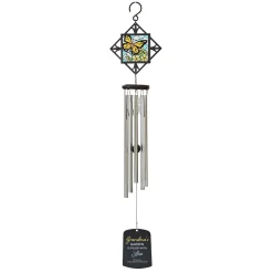 Butterfly Stained Glass Wind Chime