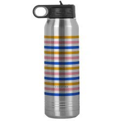 Cabana Stripes Water Bottle