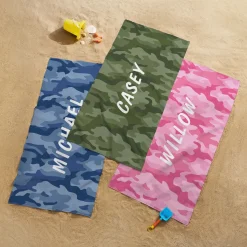 Camo Beach Towel