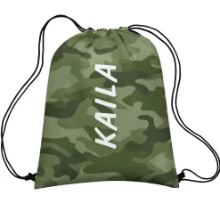 Camo Drawstring Bag