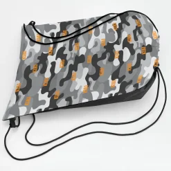 Camo Name Allover Print Drawstring Bags