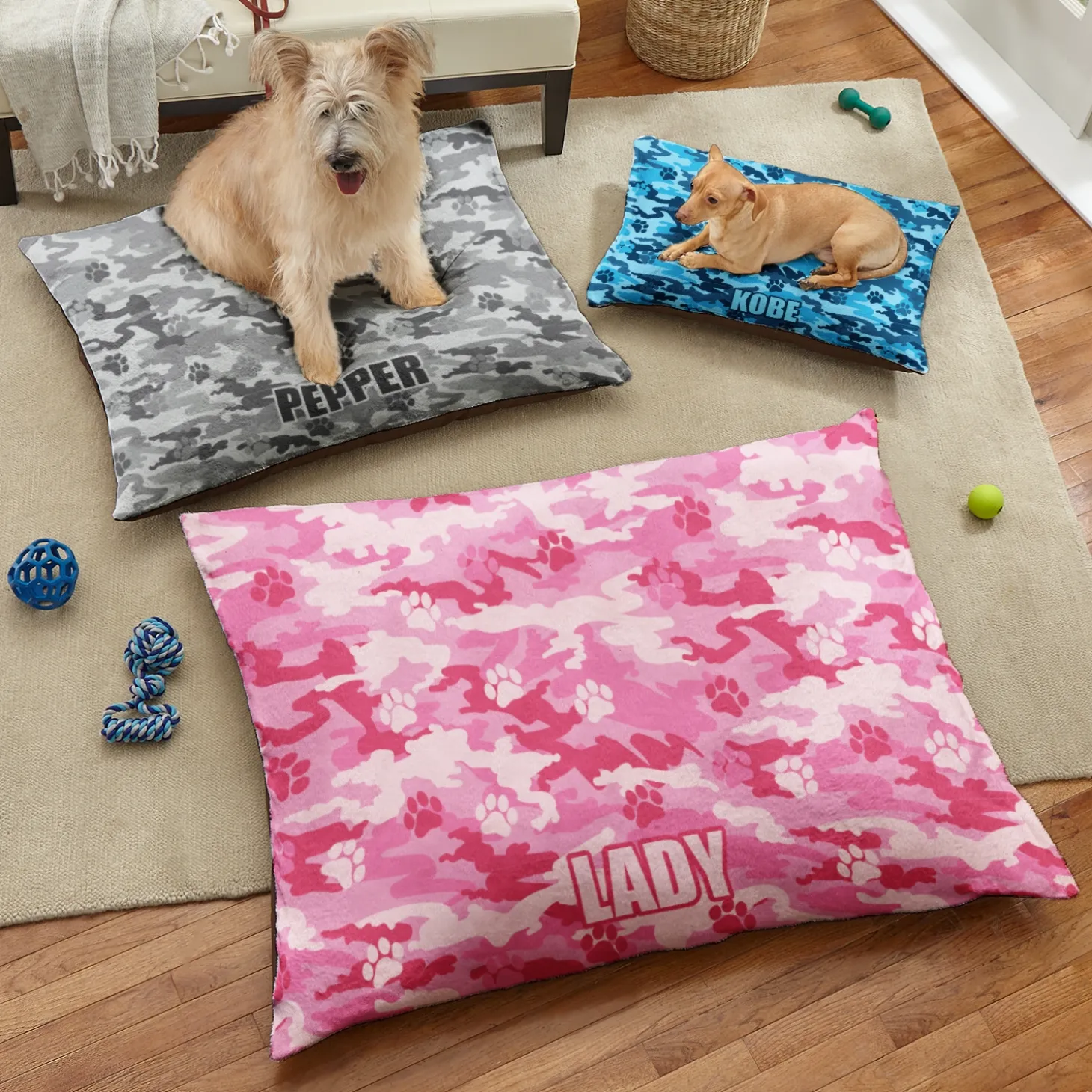 Camo-Paws Pet Bed