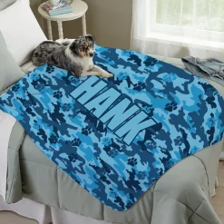Camo-Paws Pet Blanket