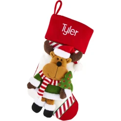 Candy Cane Family Stocking