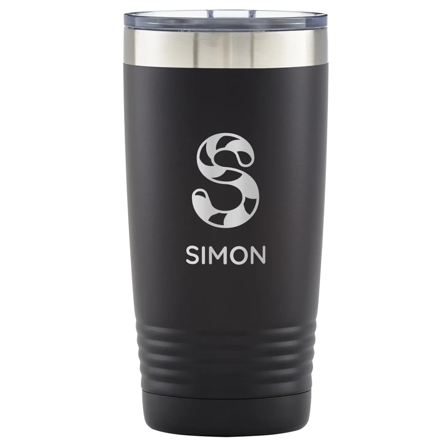 Candy Cane Initial and Name Insulated Tumblers
