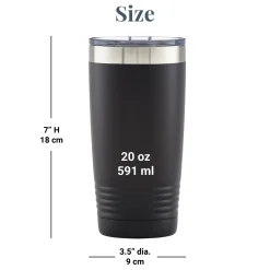Candy Cane Initial and Name Insulated Tumblers
