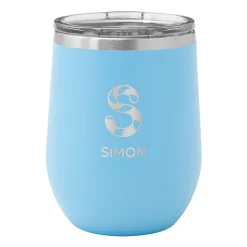 Candy Cane Initial and Name Insulated Tumblers