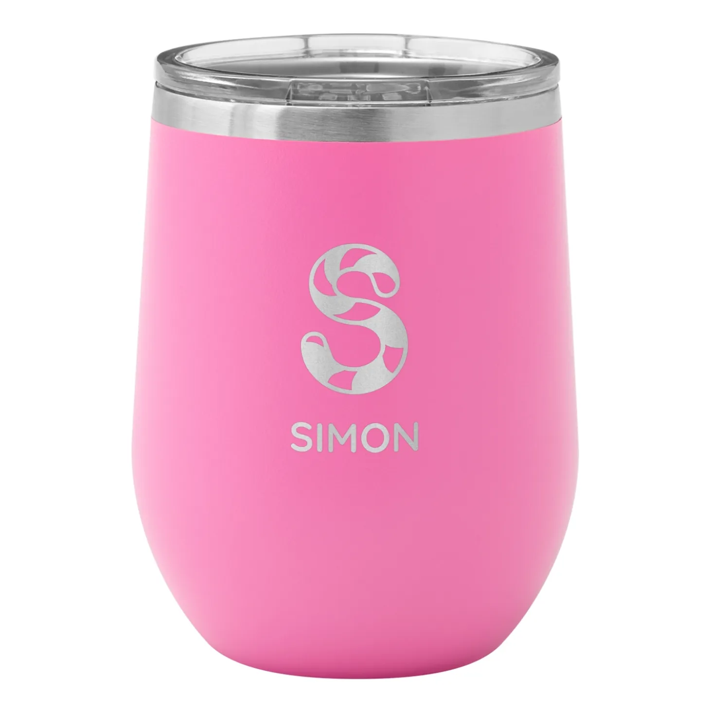 Candy Cane Initial and Name Insulated Tumblers