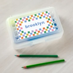 Candy Checkers Pencil Case