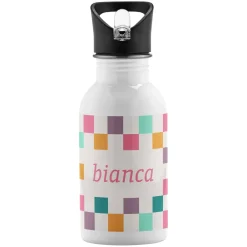 Candy Checkers Water Bottle