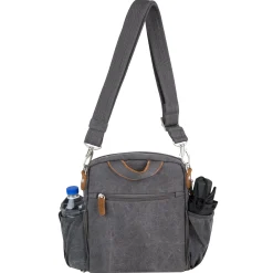 Canvas & Suede Anti-Theft Travel Tour Bag