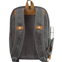 Canvas & Suede Anti-Theft Travel Backpack