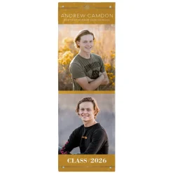 Caps Off! Graduation Photo Banner