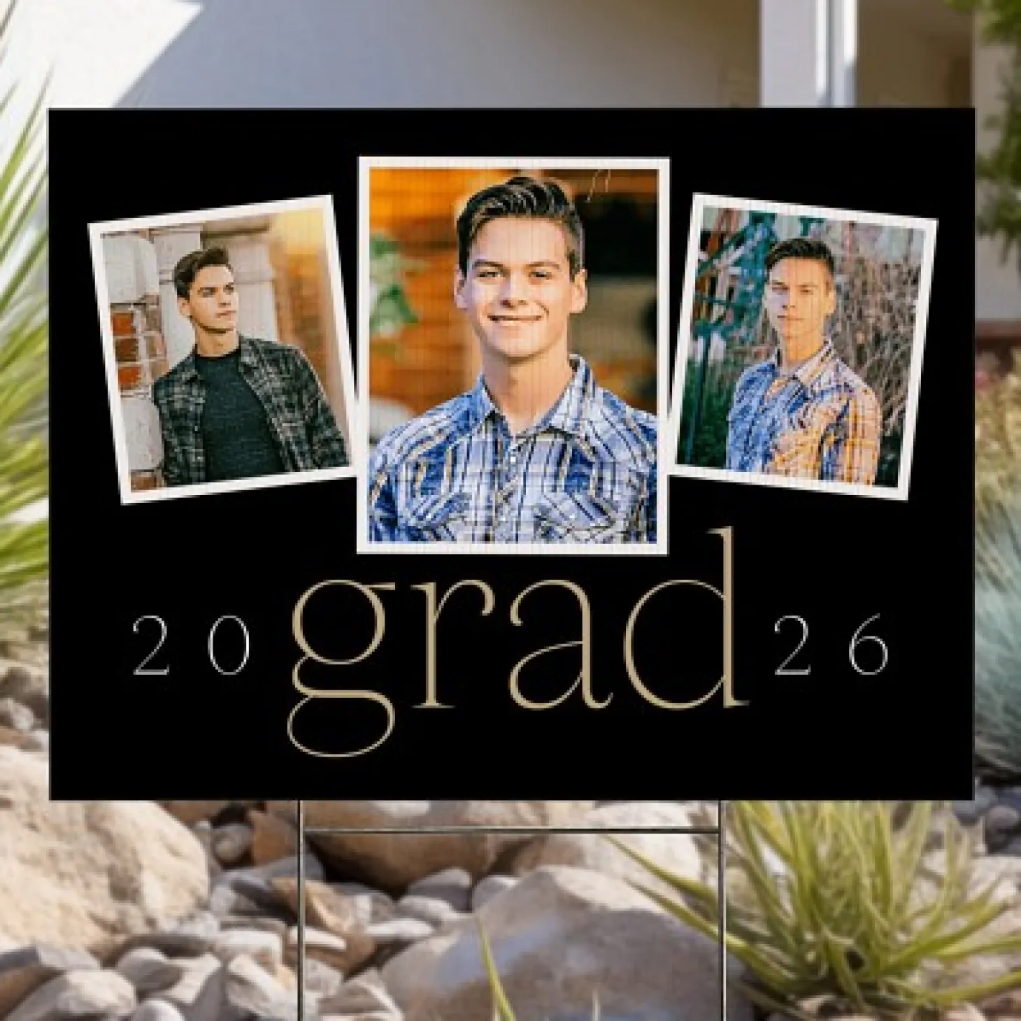 Capturing the Moments Graduation Photo Yard Sign