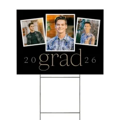 Capturing the Moments Graduation Photo Yard Sign