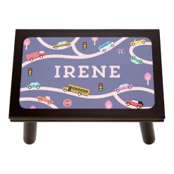 Car Collage Name Step Stool