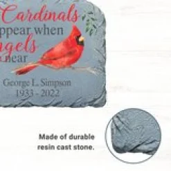 Cardinals Appear When Angels Are Near Memorial Stone
