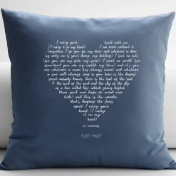 Carry You in My Heart Throw Pillow