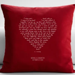 Carry You in My Heart Throw Pillow