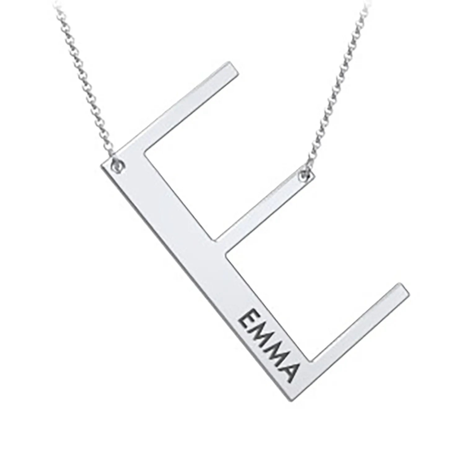 Cascading Name & Initial Necklace