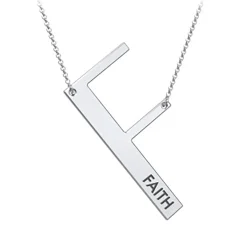 Cascading Name & Initial Necklace