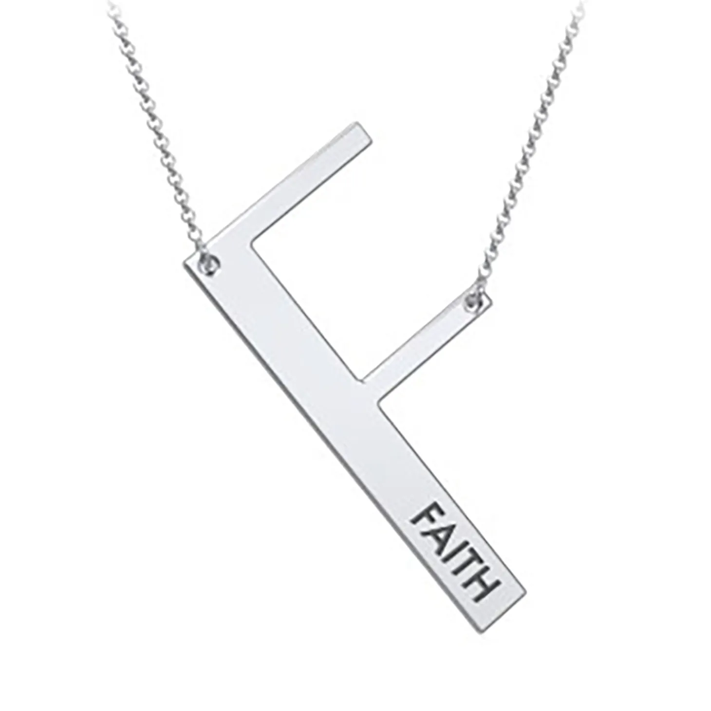 Cascading Name & Initial Necklace