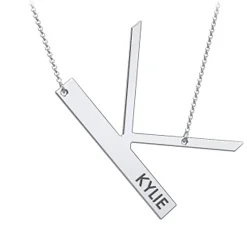Cascading Name & Initial Necklace