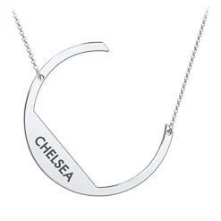 Cascading Name & Initial Necklace