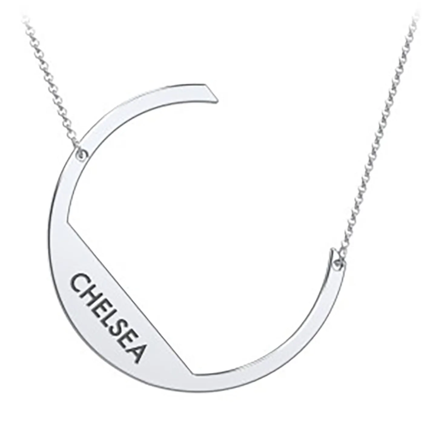 Cascading Name & Initial Necklace