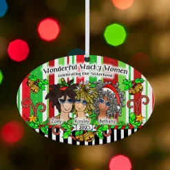 Celebrating Girlfriends Oval Ornament by Suzy Toronto