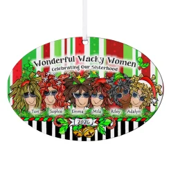 Celebrating Girlfriends Oval Ornament by Suzy Toronto