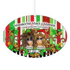 Celebrating Girlfriends Oval Ornament by Suzy Toronto