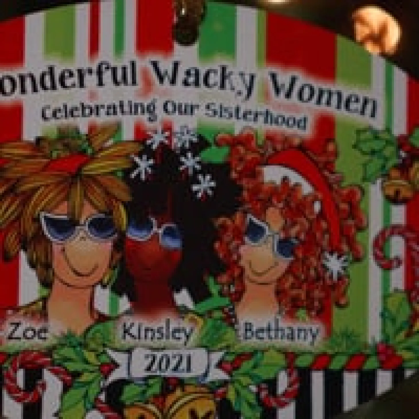 Celebrating Girlfriends Oval Ornament by Suzy Toronto