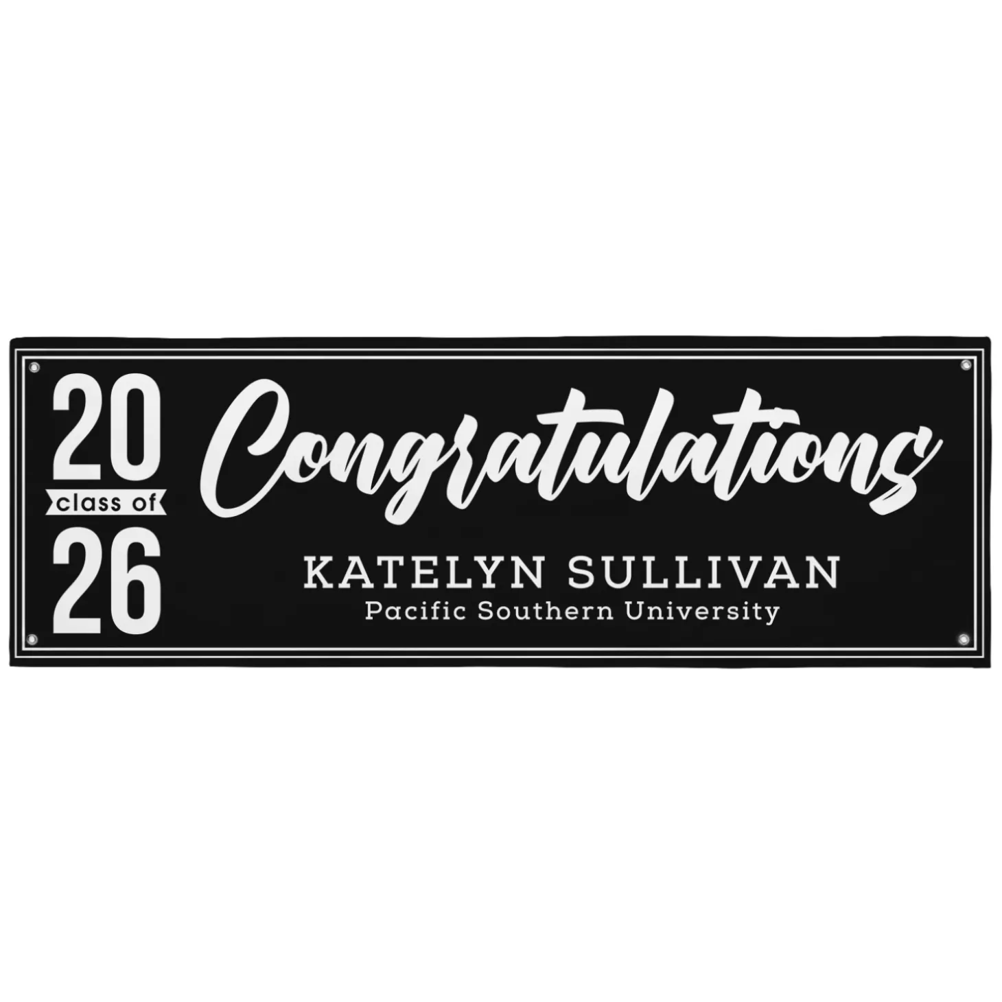 Celebratory Graduation Banner