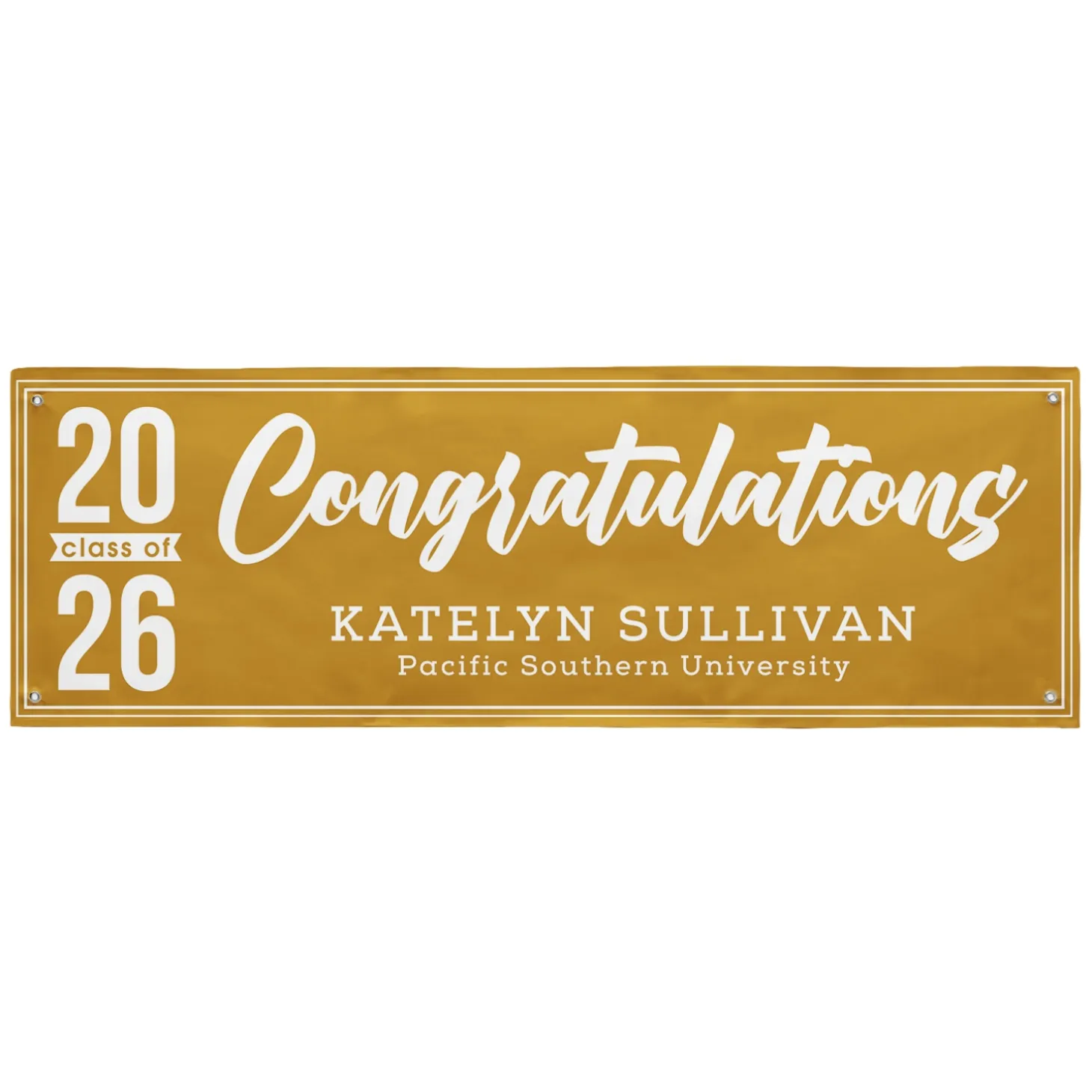 Celebratory Graduation Banner