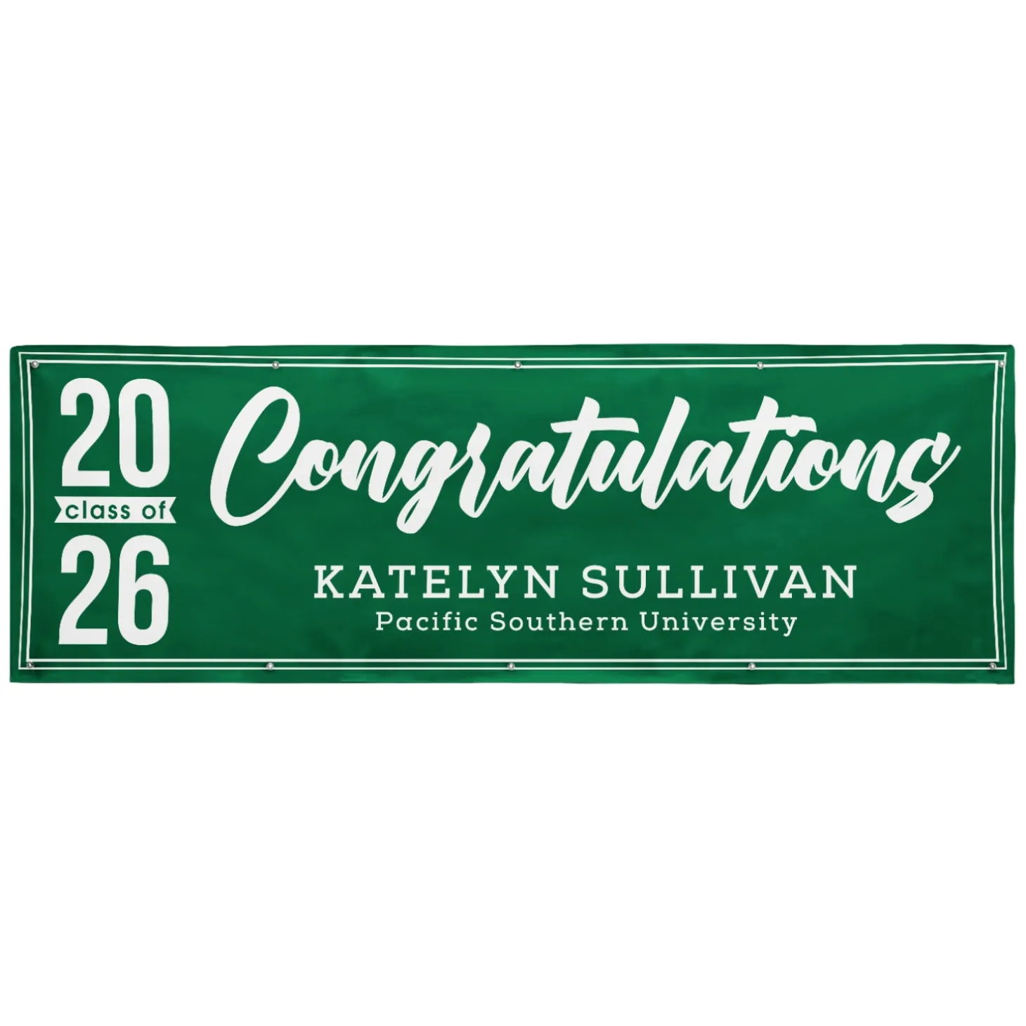 Celebratory Graduation Banner