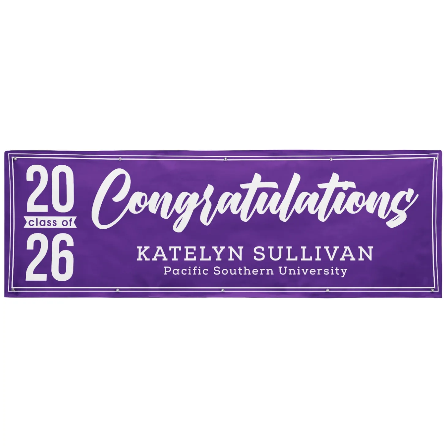 Celebratory Graduation Banner