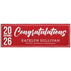 Celebratory Graduation Banner
