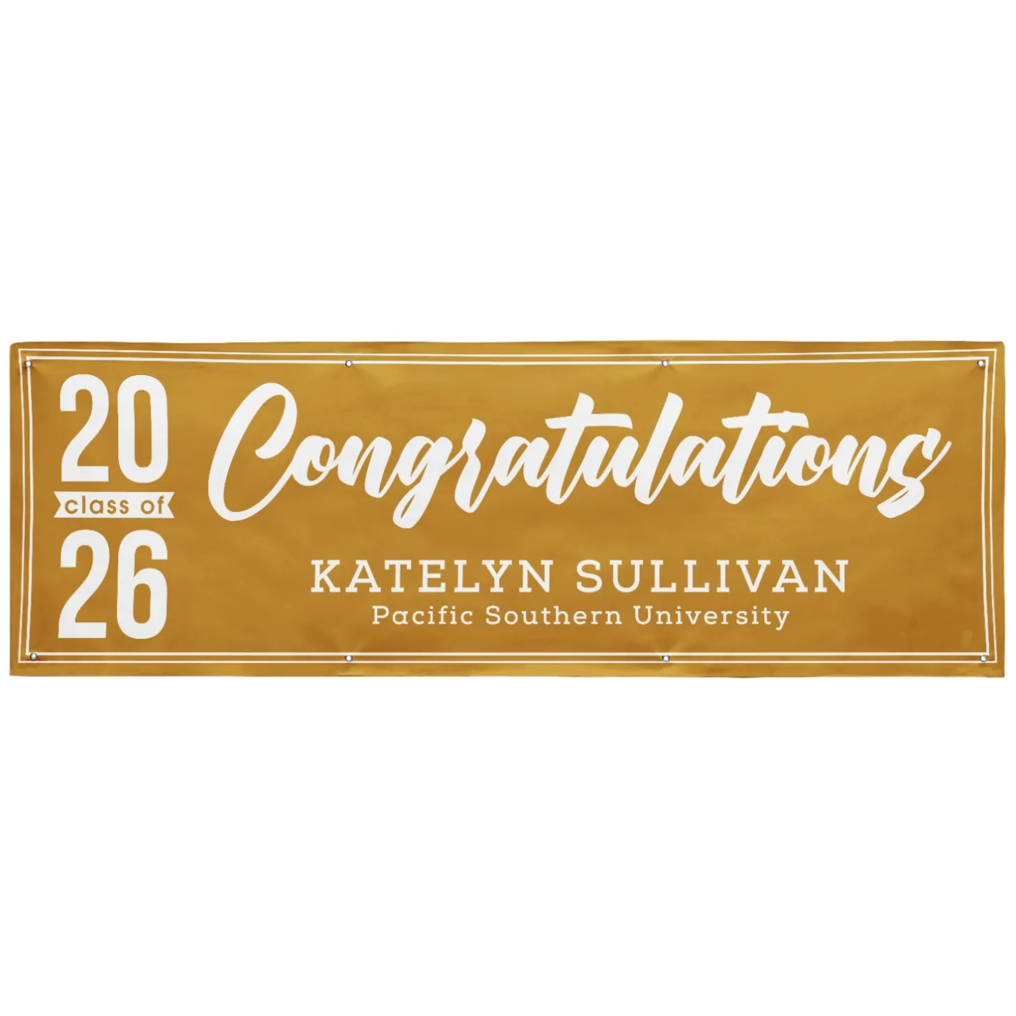 Celebratory Graduation Banner