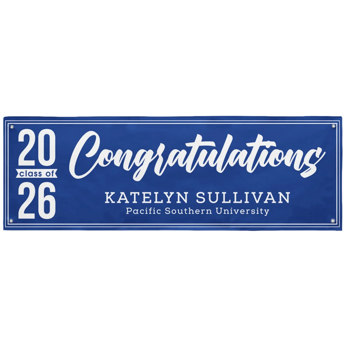 Celebratory Graduation Banner