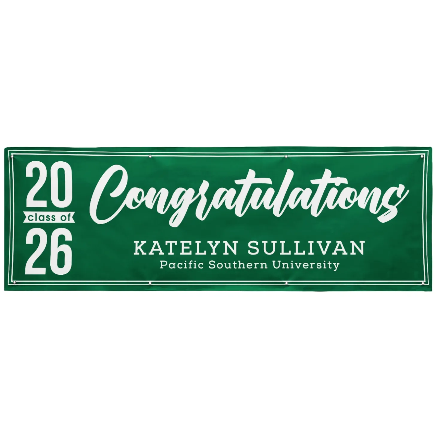 Celebratory Graduation Banner